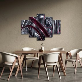 Szürke absztrakció kép (150x105 cm)