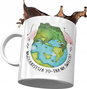 Születésnapi bögre 70 70-es 70-es évek Tökéletes Ajándék Nyomtatott Fotóval