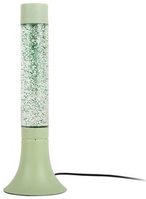 Zöld asztali lámpa üveg búrával (magasság 37,5 cm) Astro Glittler – Leitmotiv