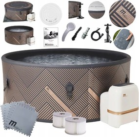 Felfújható Spa Hidromasszázs Medence Relaxáció Fűtött Víz Mono Max Wifi 8os