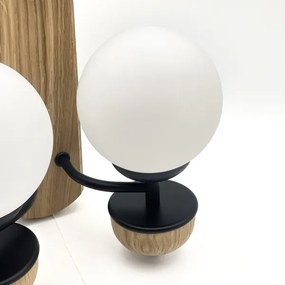 Brilagi - LED Fali lámpa COTTAGE 2xG9/40W/230V tölgy/fehér