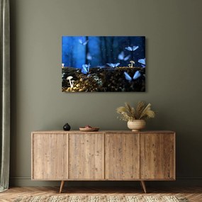 Kék pillangók képe (90x60 cm)