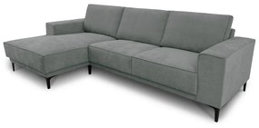 Sötétszürke sarokkanapé (bal oldali) Copenhagen – Scandic