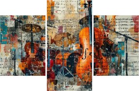 Kép - Hangszerek (90x60 cm)