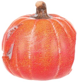Tök gyertyatartó, arc kis narancssárga, kerámiaátmérő 10 cm