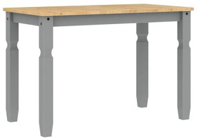 Corona szürke tömör fenyőfa ebédlőasztal 112 x 60 x 75 cm