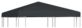 vidaXL szürke pavilon tetőponyva 310 g/m², 3 x 3 m