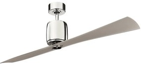 Kichler KLF-FERRON-60-PN - Mennyezeti ventilátor FERRON króm + távirányítás