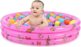 Gyerekmedence Zuhanytálca Puha Alj Száraz Medence Intime 80cm Rózsaszín