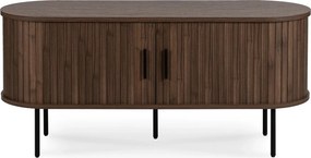 Szafka RTV TRISH 120 cm Dwudrzwiowa Orzech