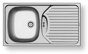 Pyramis 100139001 - ET78 konyhai mosogató 78x43,5 cm szatén