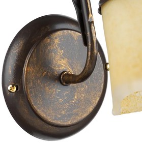 ONLI - Fali lámpa ALGA 3xE14/6W/230V bronz