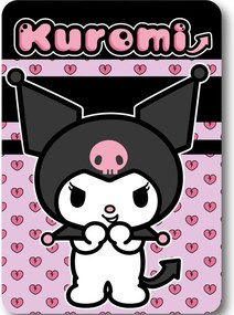 Hello Kitty Kuromi Heart polár takaró 100x140cm