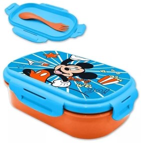 Disney Mickey Go szendvicsdoboz + evőeszköz szett