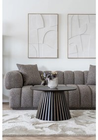 Osaka dohányzóasztal tölgy furnér, füstölt ø70x45 cm