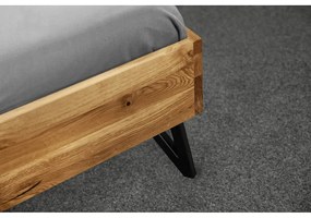 Tölgyfa franciaágy 140x200 cm Golo 2 - The Beds