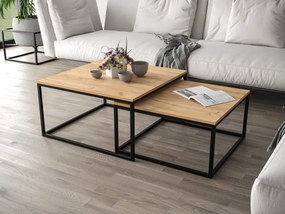 Tolóajtó 90 cm Sharlene Y (szonoma tölgy + matt fehér + fekete). 1054390