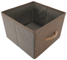 HAZEL TYP 1 szekrény szövet fiókokkal, barna, L