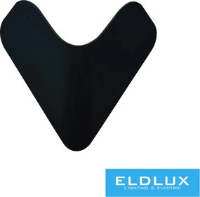 UNIVERSO fali lámpa LED 12w 1000lm 3000k IP65 200×170×88mm fekete