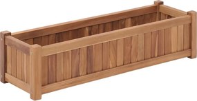 vidaXL tömör tíkfa magaságyás 100 x 30 x 25 cm