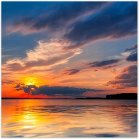 Poszterek 30x30 Naplemente Trópusok