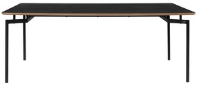 Fekete étkezőasztal 100x200 cm Alto – Støraa