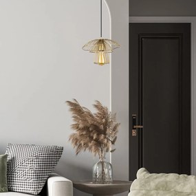 Root aranyszínű függőlámpa, magasság 117 cm - Squid Lighting