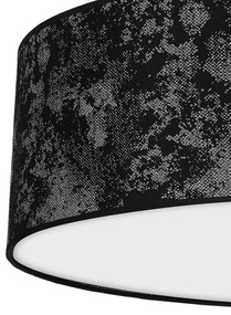 Mennyezeti lámpa SATINO 3xE27/60W/230V fekete/ezüst