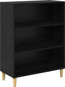 vidaXL Széf Fekete tölgy 69,5 x 32,5 x 90 cm Faanyag