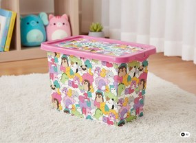 Squishmallows Pluffy műanyag tároló doboz 7 L