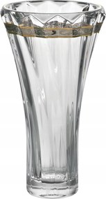 Kristály váza 28 cm Picadelli Royal Gold