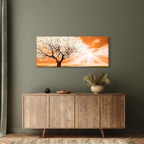 Narancssárga fa képe (120x50 cm)
