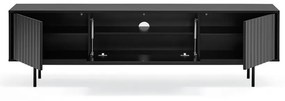 Fekete TV-állvány 180x52 cm Sierra – Teulat