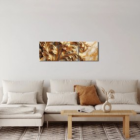 Kép - Márvány arannyal (órával) (90x30 cm)