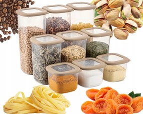 Cralex Tosca Bézs 9 Db-os Ételtároló Szett 3x550ml/3x1,2L/3x1,7L