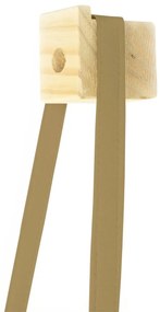 Colgante barna fenyőfa kaspó, 17 x 62 cm - Surdic