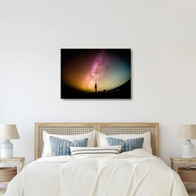 Kép - égbolt tele csillagokkal (üvegen) (70x50 cm)