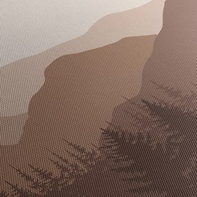 Kép - Barna hegyek N⁰1 (70x50 cm)