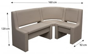 Terzo Étkező sarokgarnitúra Balos Beige