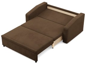 Zeus kanapé, szövet anyag, hab töltet, döntött kartámasz, barna