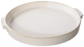 Kerámia tálca, fehér 37x 4,5 cm