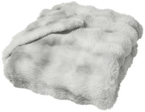 Szürke mikroplüss takaró 180x220 cm Mounty – douceur d'intérieur