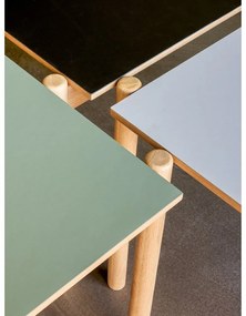 Tölgyfa étkezőasztal 107x190 cm Oblique – Hübsch