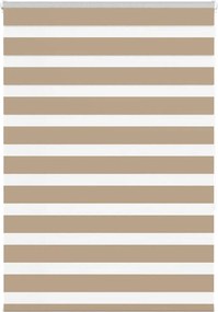 vidaXL zebrafüggönnyel homokbarna szövetszélesség 100,9 cm poliészter