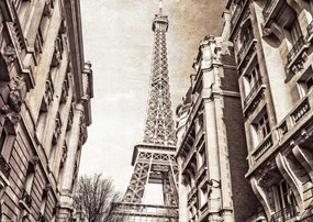 Poszter 42x29,7cm Eiffel-torony, Assaf Frank