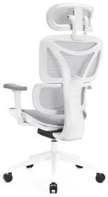 Ergonomikus irodai szék LEVANO szürke/fehér/fekete