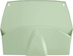 Fali rendszerező, 1 rekeszes, fekvő, 38,2x28,9x7,2 cm, EXACOMPTA Autentik, zsályazöld (EX61180D)