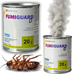 Bomba Csótány Poloska Rovar Moly Hangyák Legyek Fumiguard 60 m³
