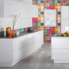 Clarissa 24 db-os dekor falmatrica szett, 10 x 10 cm - Ambiance