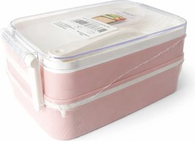 Uzsonnás doboz 475 ml Ételtároló kanállal és villával uzsonnás doboz